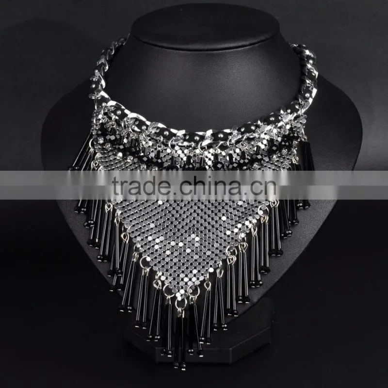 latest 2016 pretty woman fashion rib jewelry necklace
