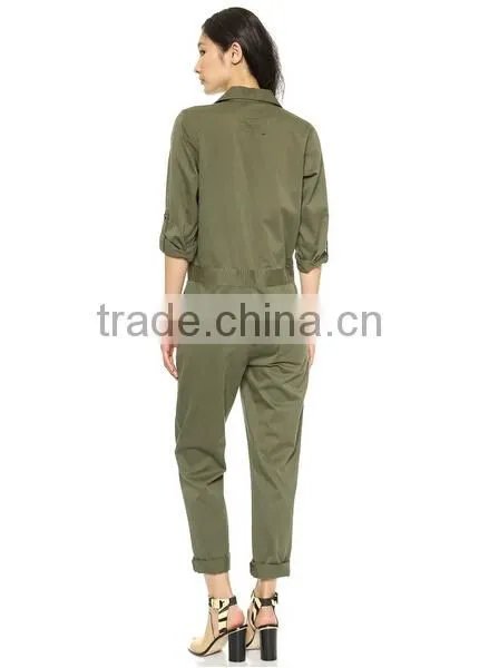 2014 Women Wear Long Sleeve Jumpsuit