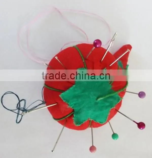 tomato pin cushion for needles , wrist pin cushions
