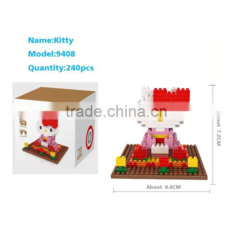 The Best Gift for Childrens Plastic Bricks Building Block Toys
