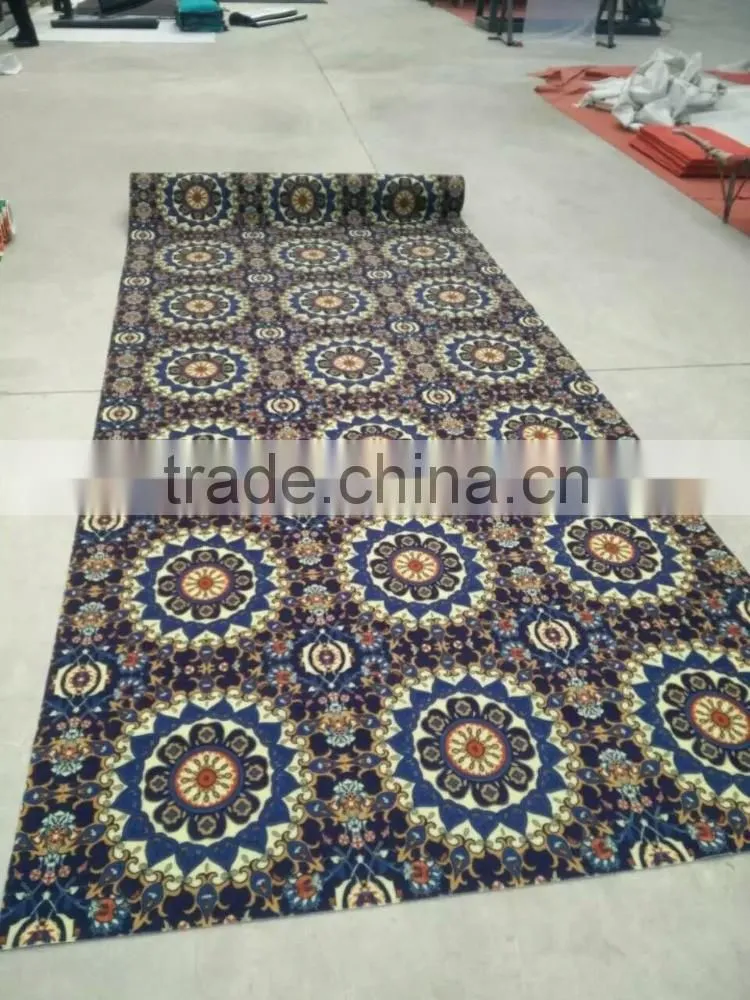 OEM design custom printed carpet good price digital printed wall to wall carpet printed carpet