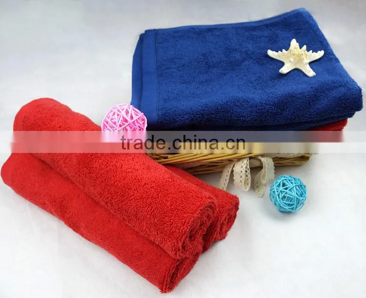 100% cotton red towels, beach towels, bath towels
