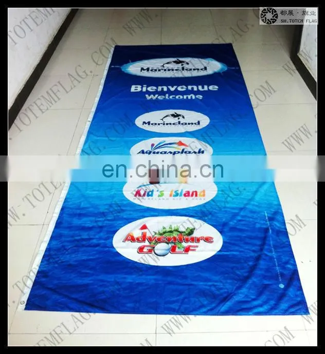 Decorative Hanging Banner Wall Decoration Banner , Outdoor Vinyl Wall Banner
