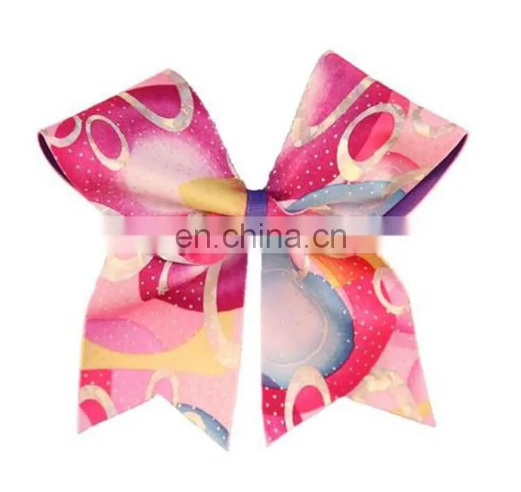sublimation cheerleading bows for sports team