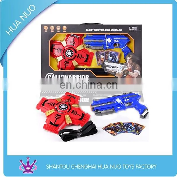 Cool infrared battery operated laser sound gun toy