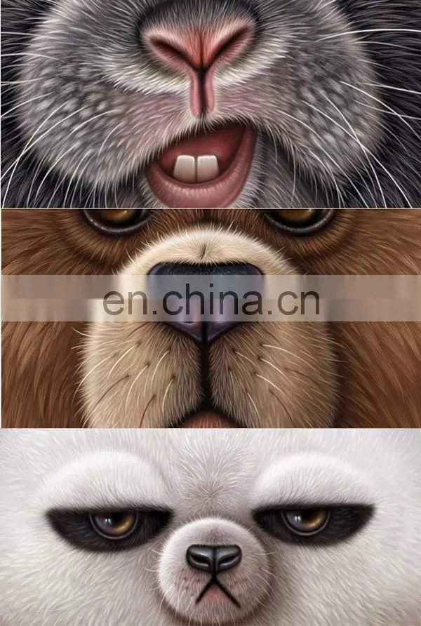 Fashion 3D printing decorative throw sofa cushion cheap cute soft plush animal shaped pillow