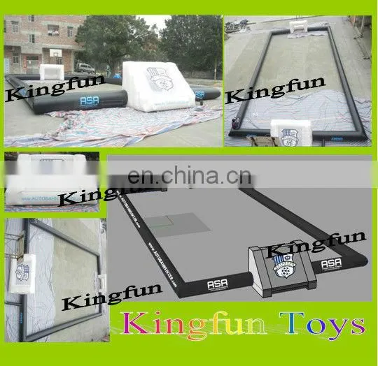 Best price inflatable soccer field with entrance