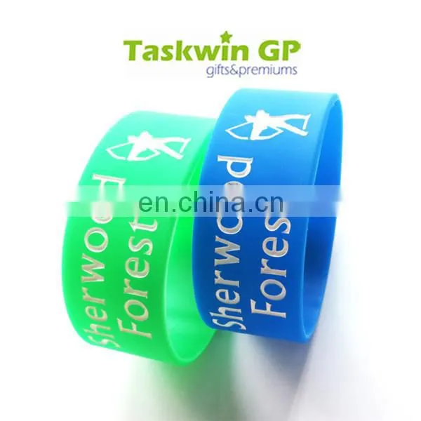 Hot sale custom hand bracelet silicone wristband rubber bracelet