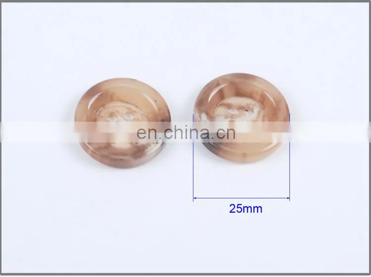 Craft Handmade 4 holes Overcoat Resin Button BP40546