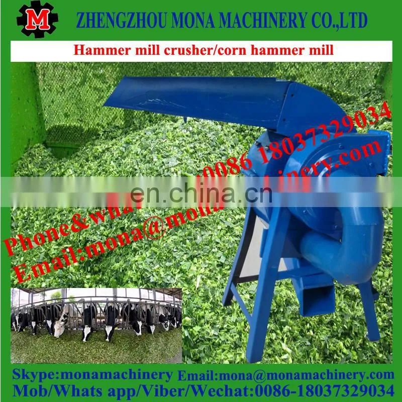 animal fodder hammer mill machine /corn crusher/ hammer forage grinder