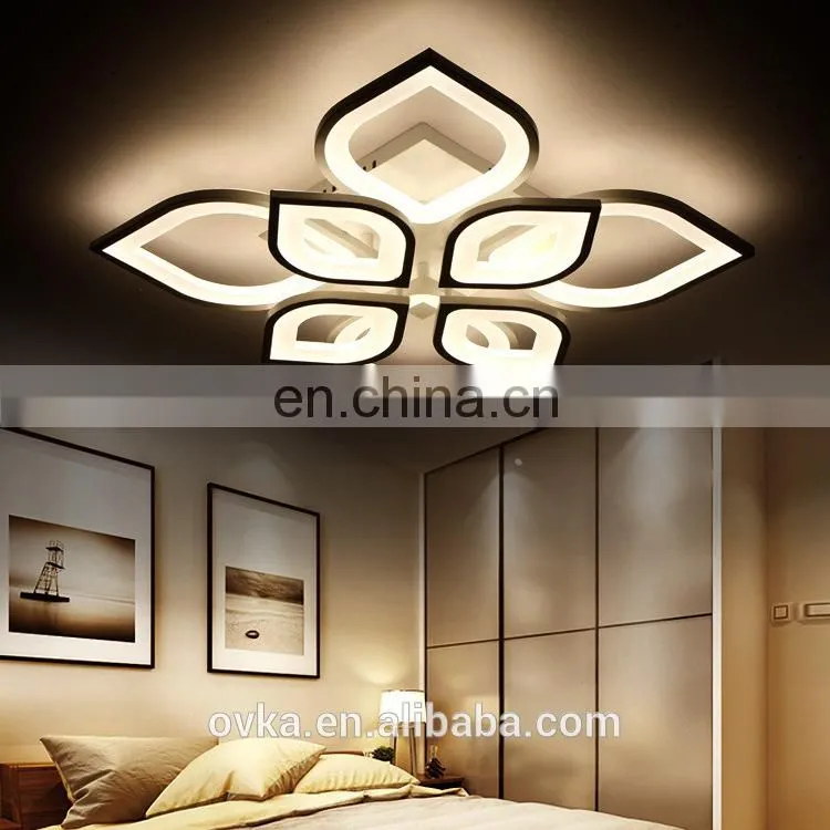 Creative modern lotus living room led ceiling light