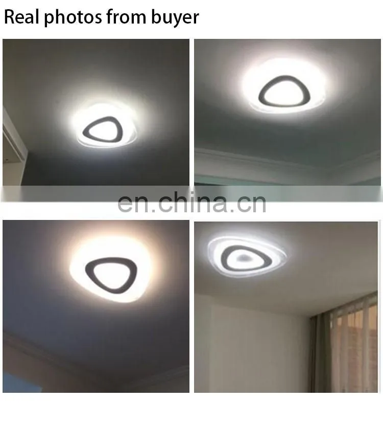 Ultra-thin personalized ceiling lamp acrylic creative lighting for bedroom living room study restaurant lights fixtures