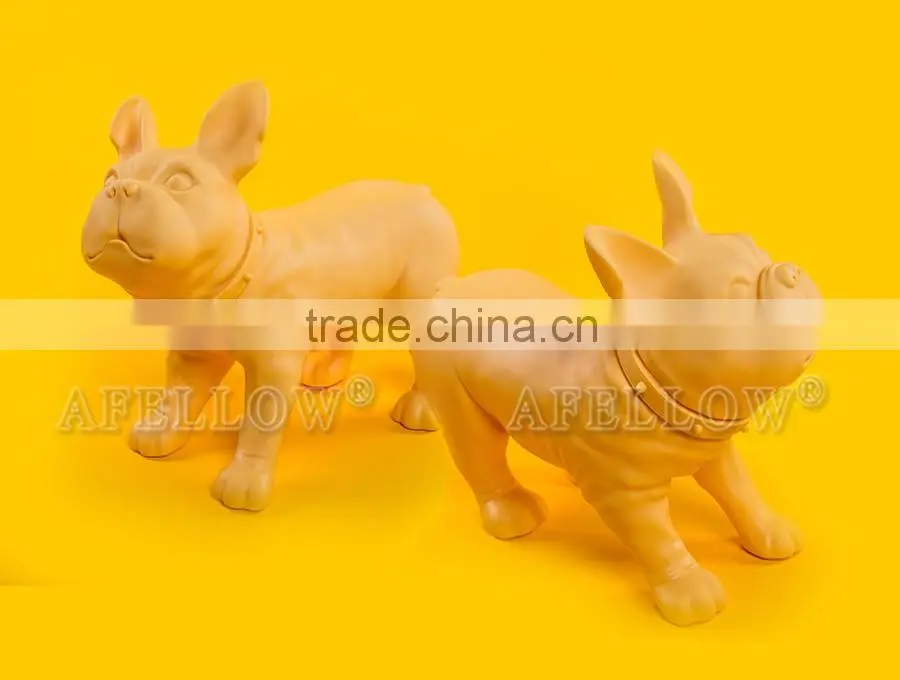 Plastic Dog Mannequin,PVC Environmental Protection Yellow Mannequin Manikin Dog KEVIN 5