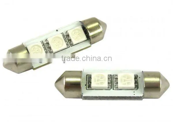 36mm LED 2 SMD 5050 C5W White Festoon Light Bulb