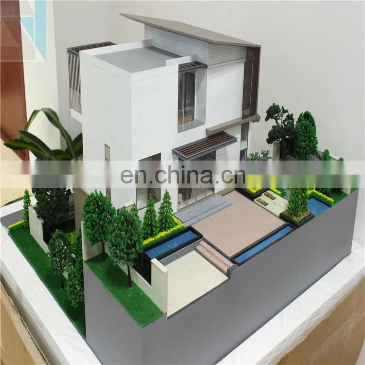 Quality assured luxury model for sales , led 3d miniature building scale model