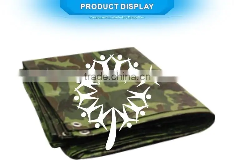 Camouflage waterproof tarps PE tarpaulin