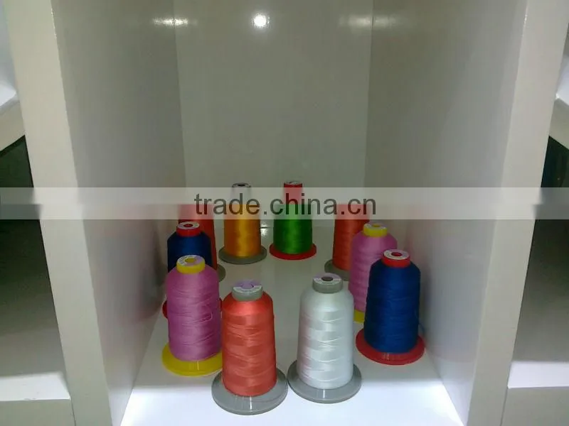 Continuous Filament Polyester Shiny High Strength Durable Sewing Thread