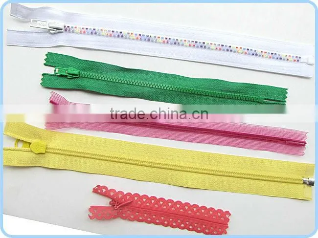 high quality KCC invisible close-end nylon zipper