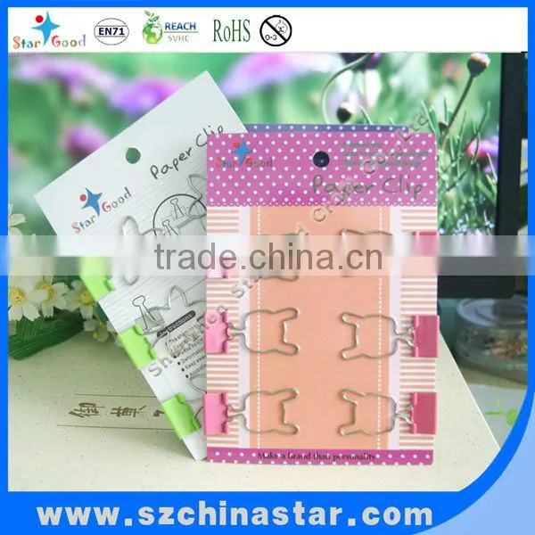 China manufacturer promotional metal binder clip