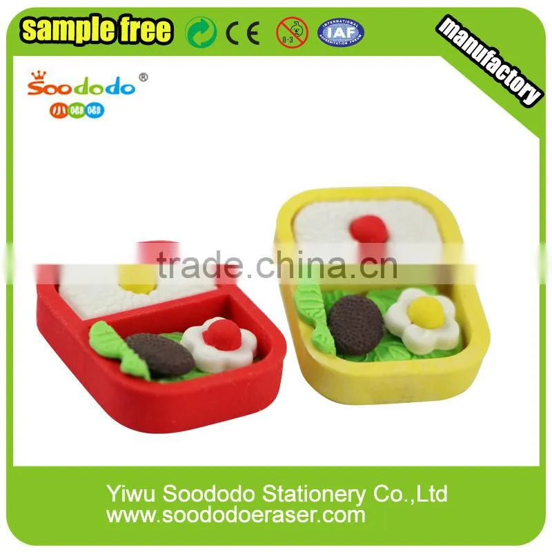 sushi Shaped Eraser,Cartoon Food Eraser