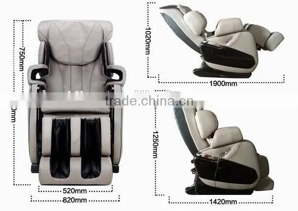 2015 massage chair china/full body 3d zero gravity massage chair