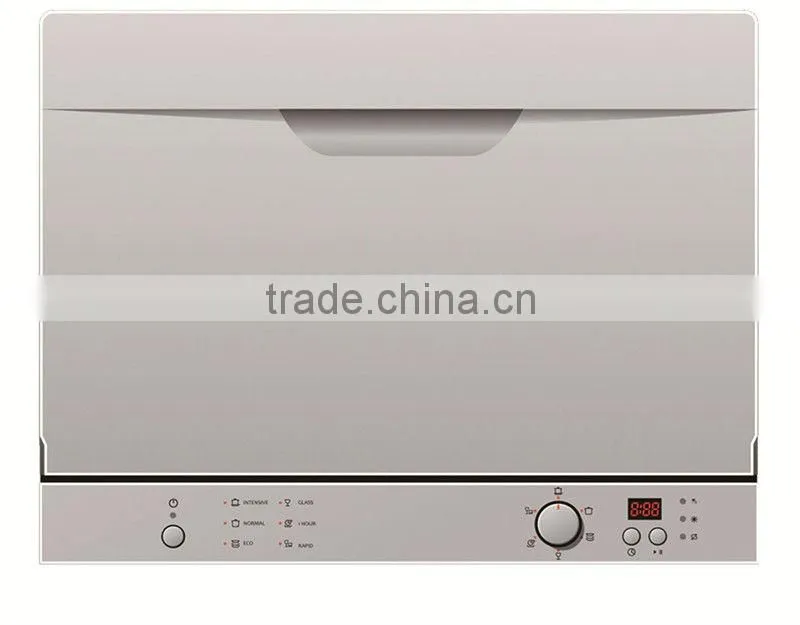 12 Sets free standing LCD screen display home use dish washing machine