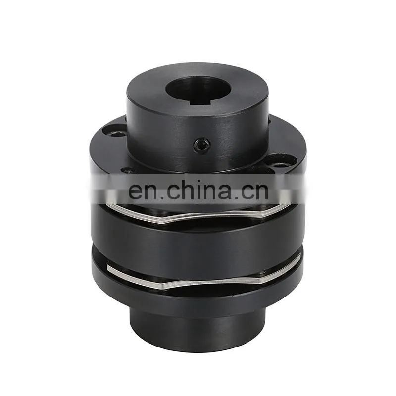 DLTB 45# steel high rigidity double diaphragm double step keyway coupling