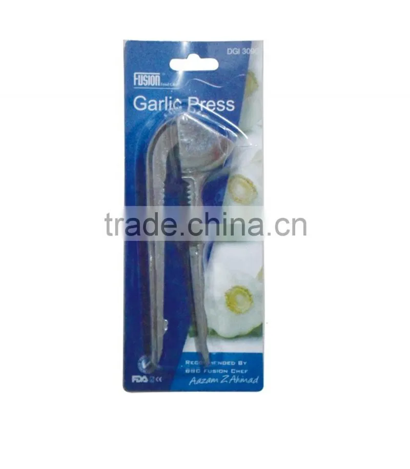 Marvelous wholesale kitchenware metal garlic press and aluminium alloy garlic slicer