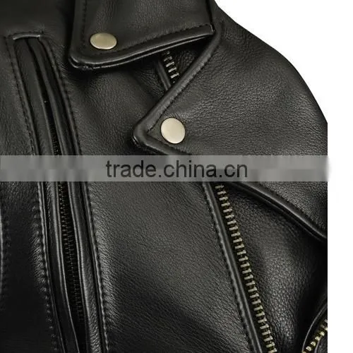 Motorbike Black leather jackets Motorbike Racing biker wear