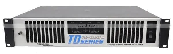 Professional 4 Channel Sound Audio Amplifier TD-6800