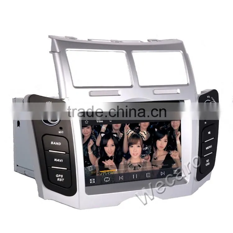 Wecaro WC-TY6221 android 5.1.1 car navigation system for toyota yaris sedan 2005-2011 car dvd player radio gps stereo silver