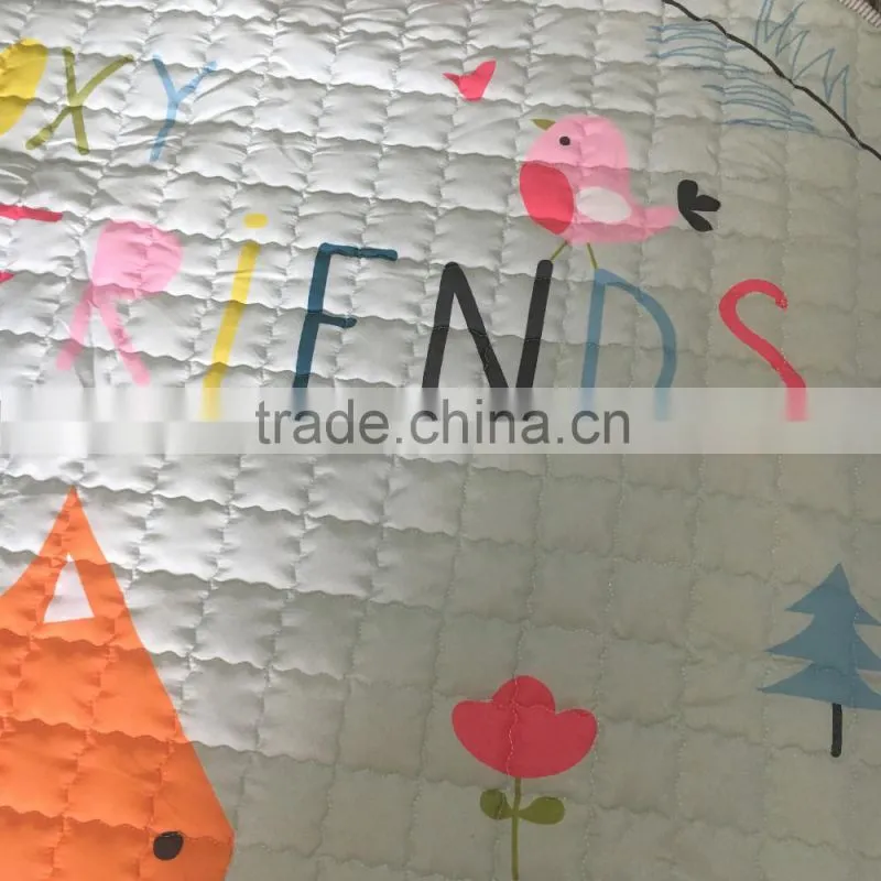 Customized Foldable Children Kids Baby Play Mat Toy Mat Toy Storage Organizer Bag