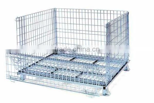 High quality warehouse storage collapsible box stack pallet