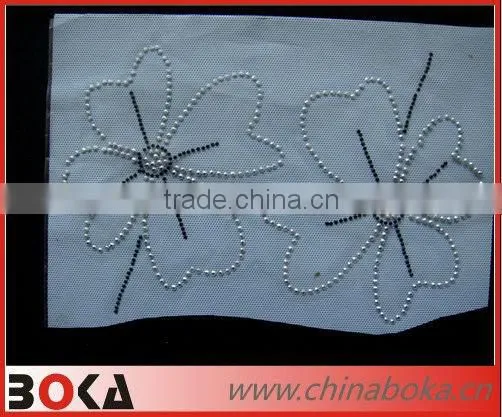 palm tree iron on rhinestone motif heat transfer