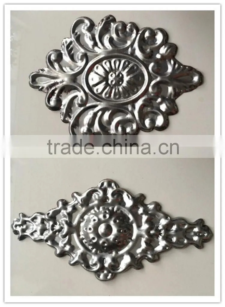 Iron Art Stamped Leaves /Fittings For Artistic Metal Gate/Fence/Stair Railings ,Iron Grills Parts Decorated