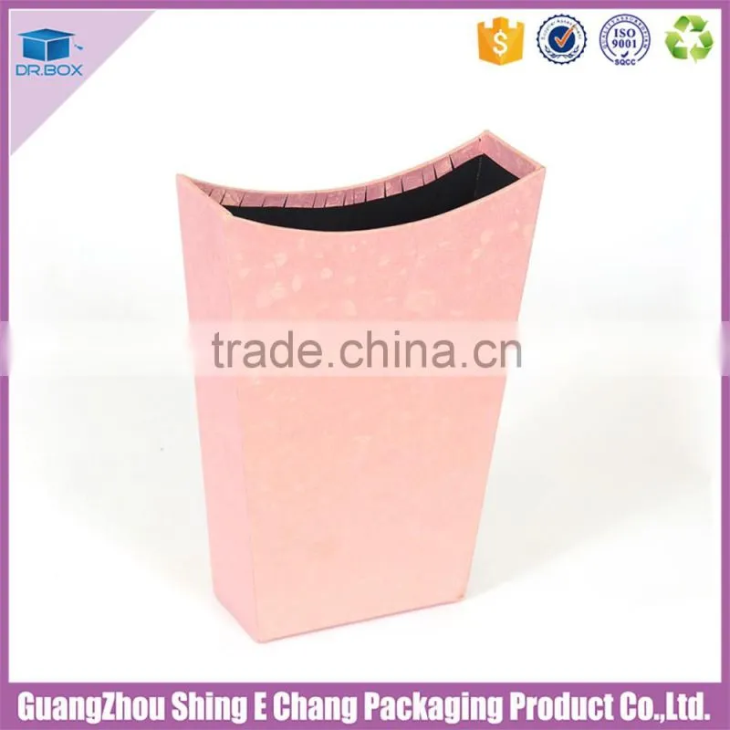 Color customized cardboard printing household flower vase