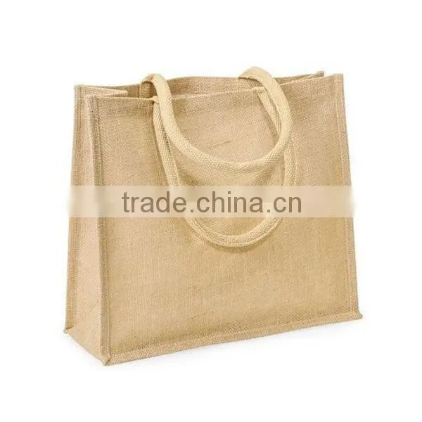 2015 Burlap Bag Jute Tote Bag Wholesale Handbag Jute Bag