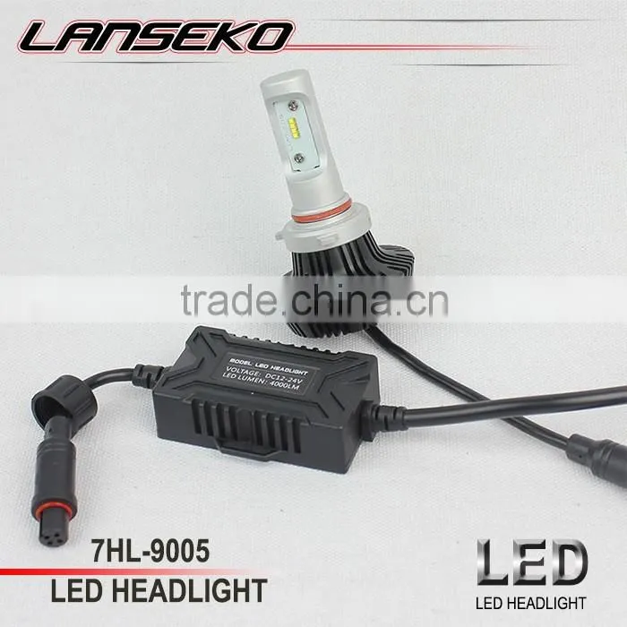 Long lifespan G7 led motorcycle headlight single beam H7 H8 H9 H11 9005 9006 with best beam pattern
