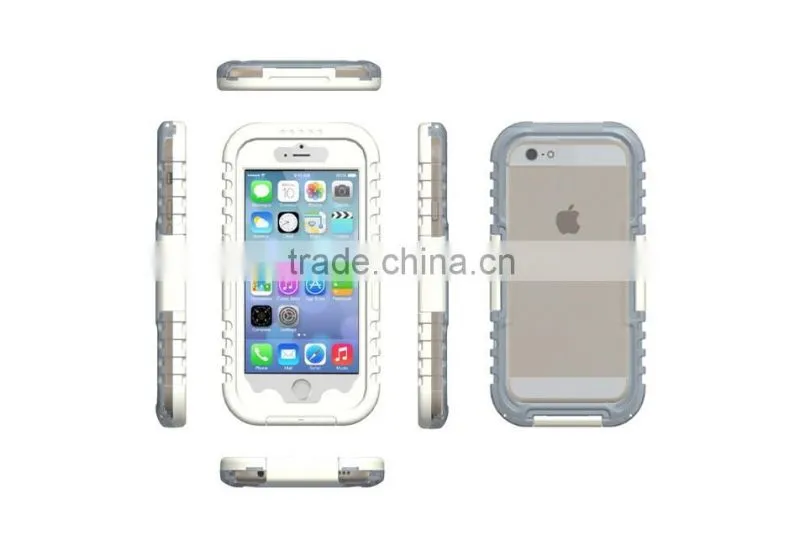 For iphone waterproof cell phone case red