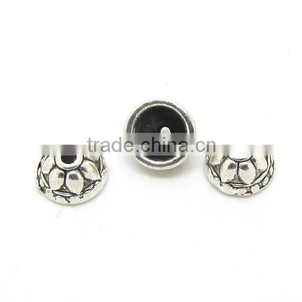 JS0954 trumpet shaped metal end caps for jewelry or tassels,drawstring end caps