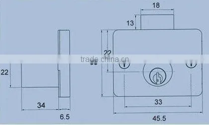 Furniture Steel Cabinet Lock