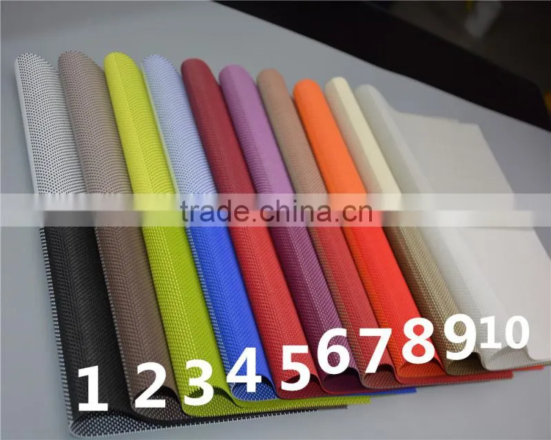 2015 new fashion swallow Gird PVC placemat modern purple plastic square restaurant tableware bowl pad table mat