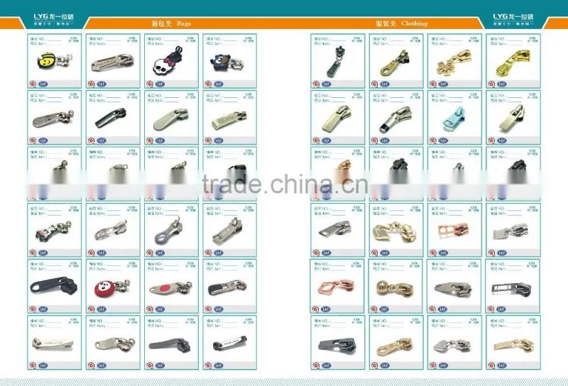 custom Single lock OEM price zipper puller Garment Accessories