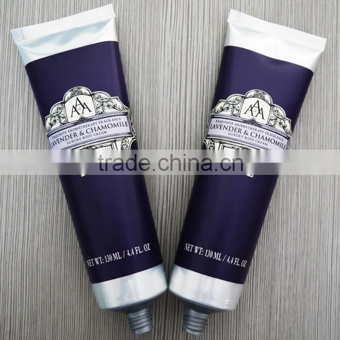 Customized 130ml laminated cosmetic tube packaging
