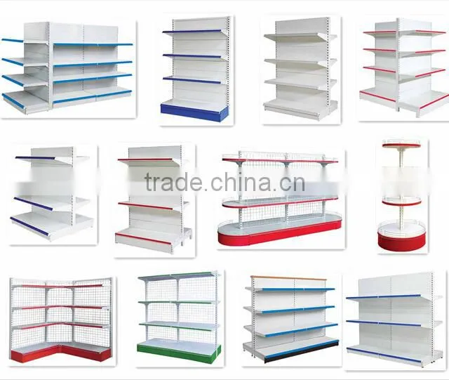 Hot store racks and wall shelves for supermarket equipment