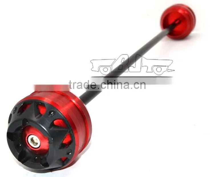 BJ-FS-YA005 Aftermarket CNC Aluminum 6061 Anodized Autocycle Rear Frame Axle Slider for Yamaha Tmax 530 2012~2015