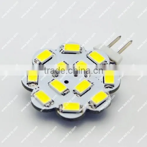 G4-12SMD5630 warm white led Light bulbs, high quality G4 car led light