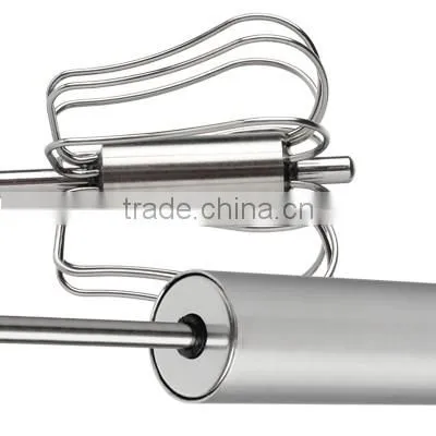 S/S 34.5*6*6 Kitchen tools egg beater/hand press egg device