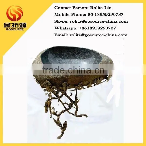 natural river stone sink