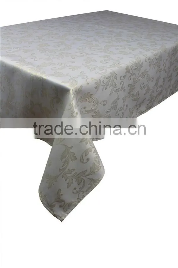 Hot Sale New Design Jacquard Tablecloth Cheap Polyester